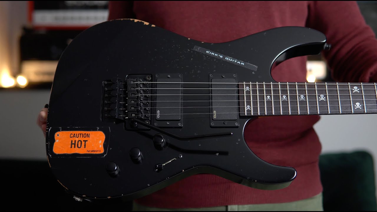 The Beauty of Kirk Hammet's ESP KH-2 Vintage Distressed