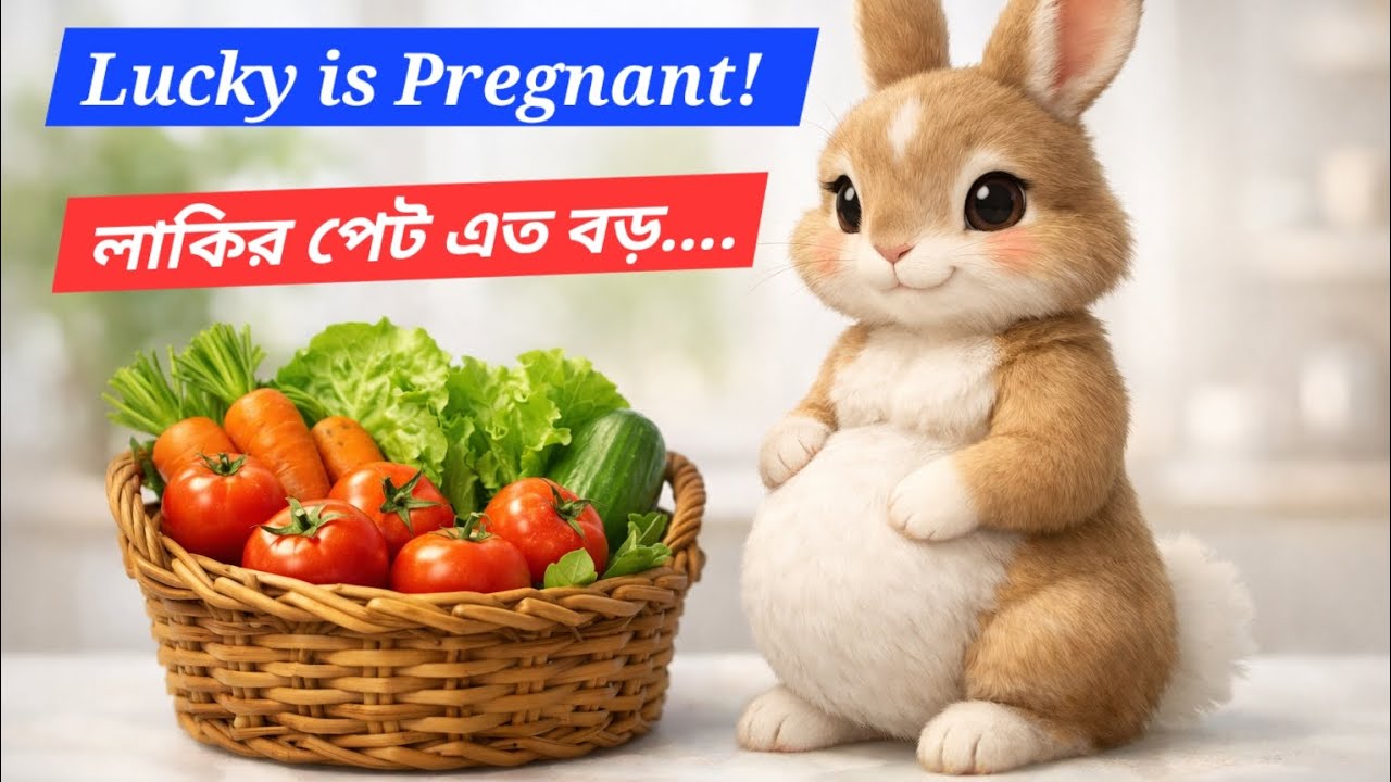 Lucky is Pregnant! লাকির পেট এত বড়… Nest Building Started 🐰