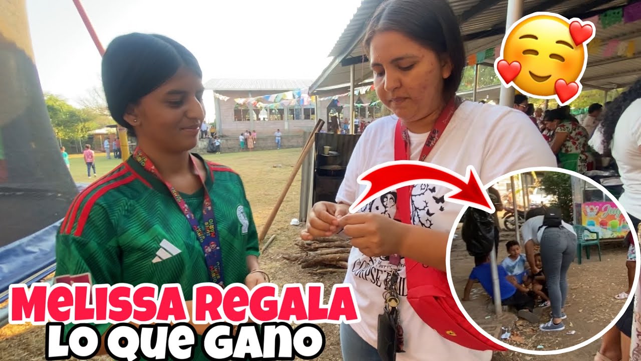 Terminamos todos los juegos y johana decide ser la última Melissa les regala lo que gano alos niños😱