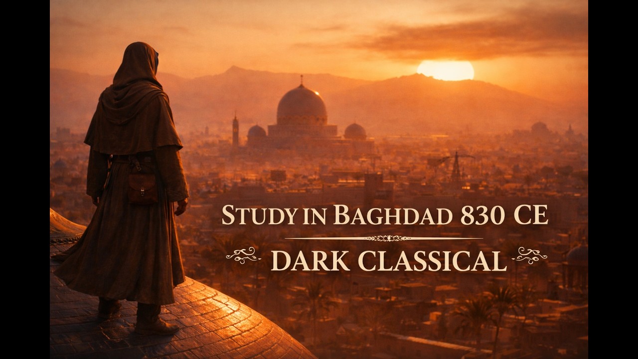 You're Reading in the House of Wisdom | 830 CE Baghdad  | 2 hour Session | Classical Dark Academia