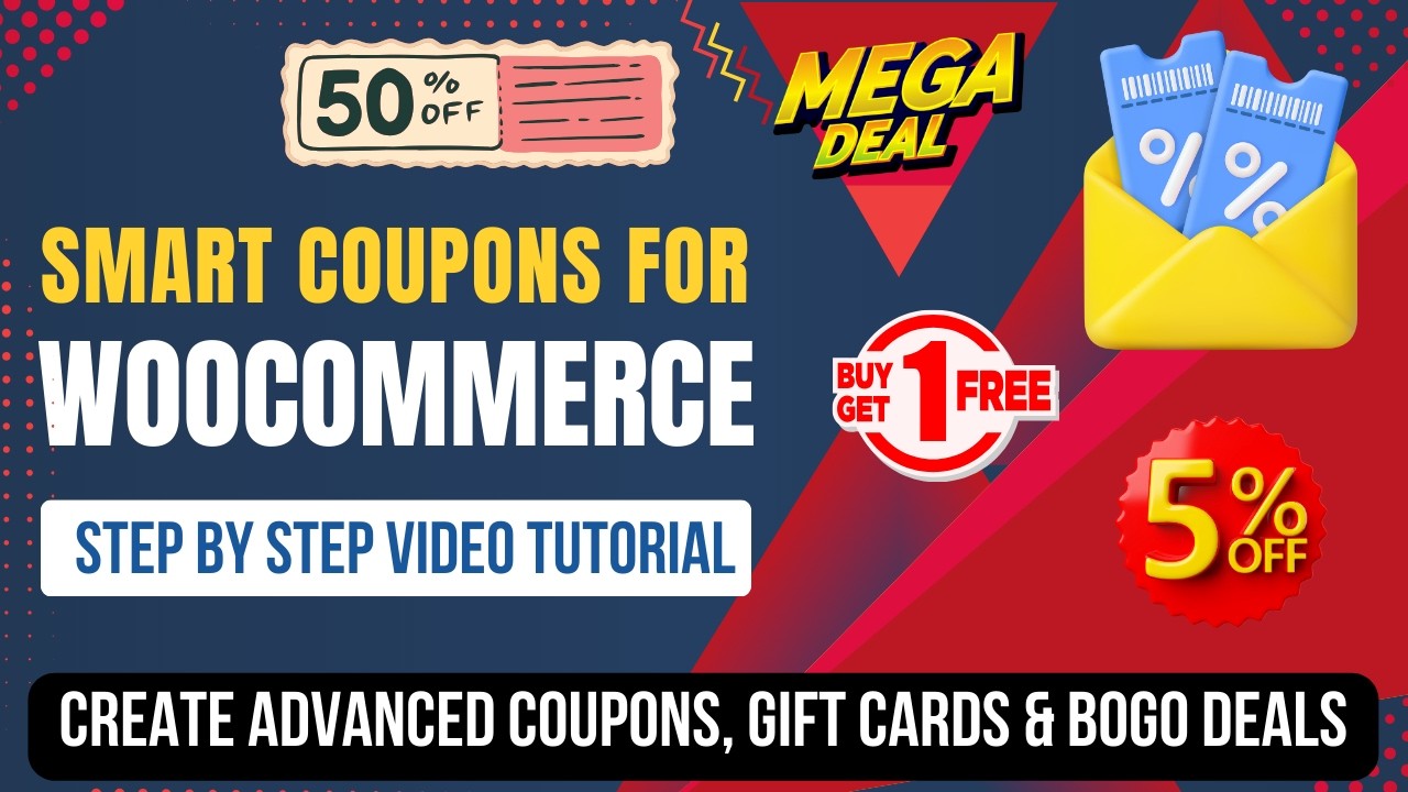 WooCommerce Coupons Made Easy 🚀 Smart Coupons Plugin Full Tutorial