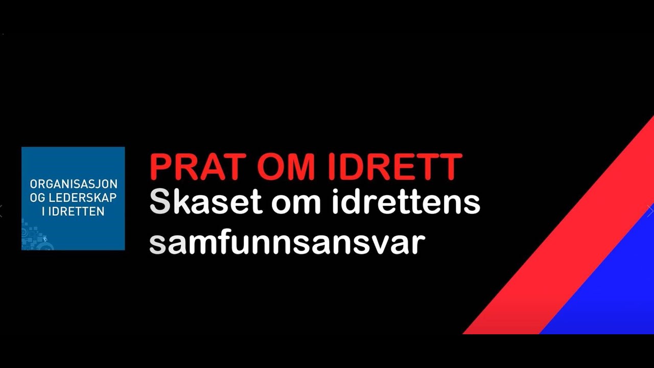 PRAT OM IDRETT: Hans B. Skaset