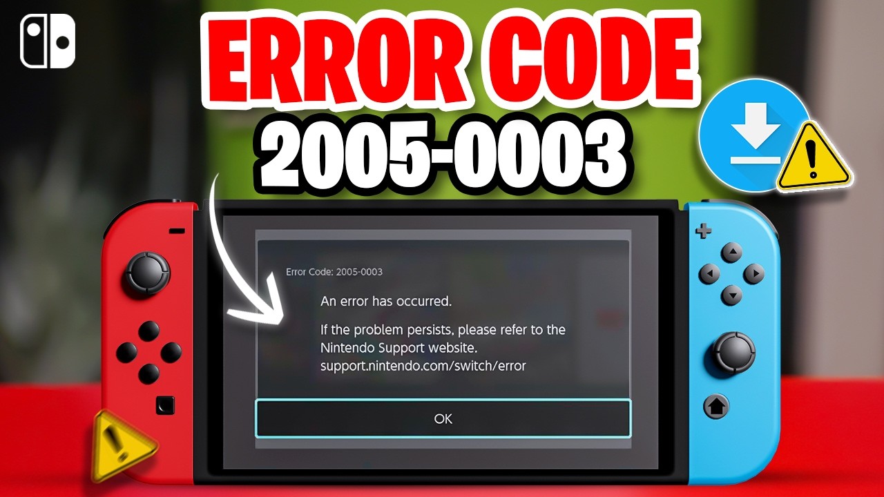 Как исправить ошибку Nintendo Switch 2005-0003 «Невозможно загрузить программное обеспечение» | Р...
