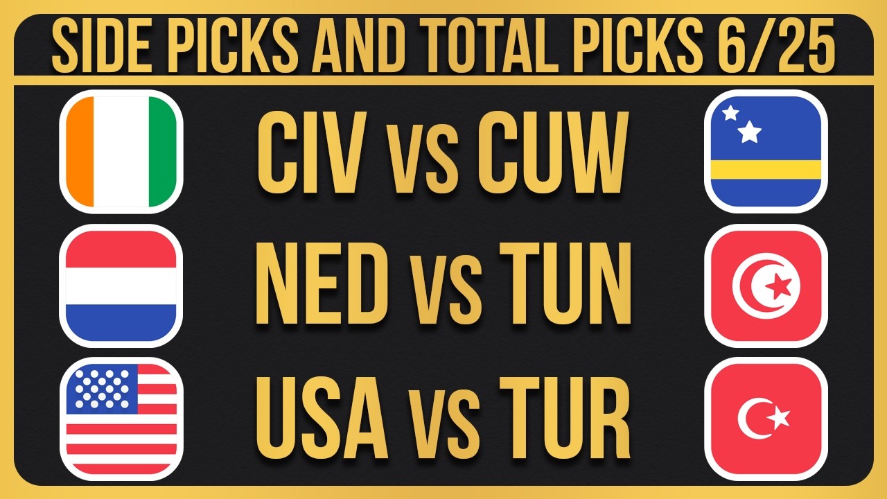 World Cup 2026 Predictions Today 6/25/26 | Thursday World Cup Picks & Best Bets