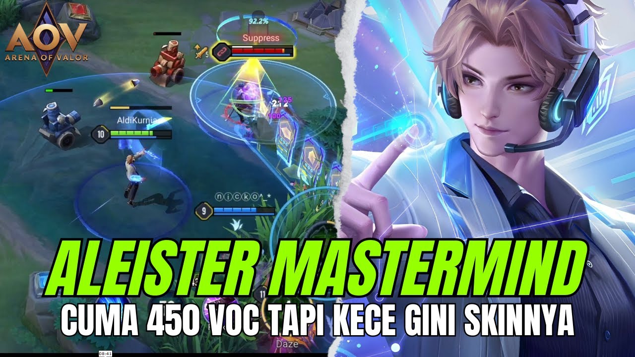 ALEISTER MASTERMIND SKIN - NI HERO APASIH SERING DI BAN PADAHAL GAJELAS GINI WEYY