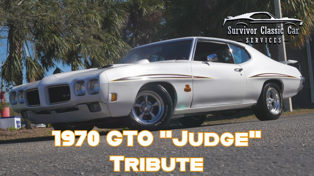 1970 Pontiac GTO Judge tribute restomod for sale Survivor Classic Cars Tampa Florida, 400 V8!