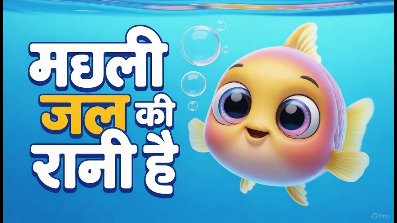 Machli Jal Ke Rani Hai 🐟 | Hindi Nursery Rhymes for Babies | Kids Songs 0–2