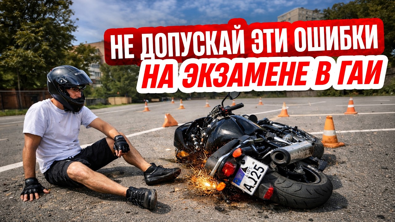 Как сдать экзамен в ГАИ без падений Категория 