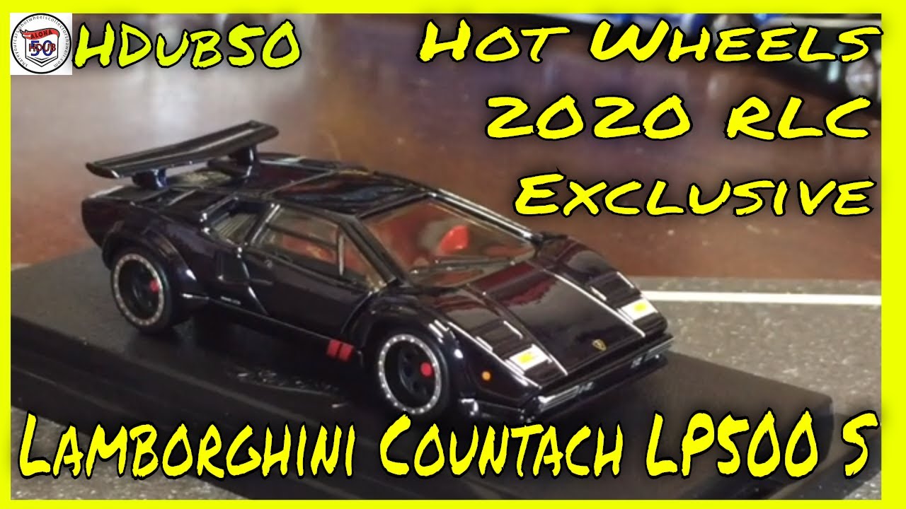 HDub50 Hot Wheels RLC Lamborghini Countach LP500 S RLC Exclusive