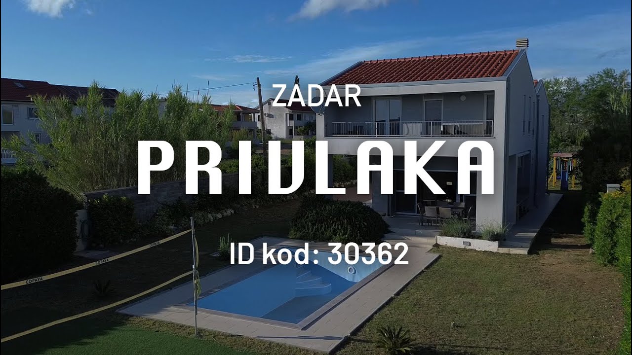 🏡 ZADAR, PRIVLAKA - Prekrasna kuća s bazenom na prodaju | 200 M od mora!🏖️