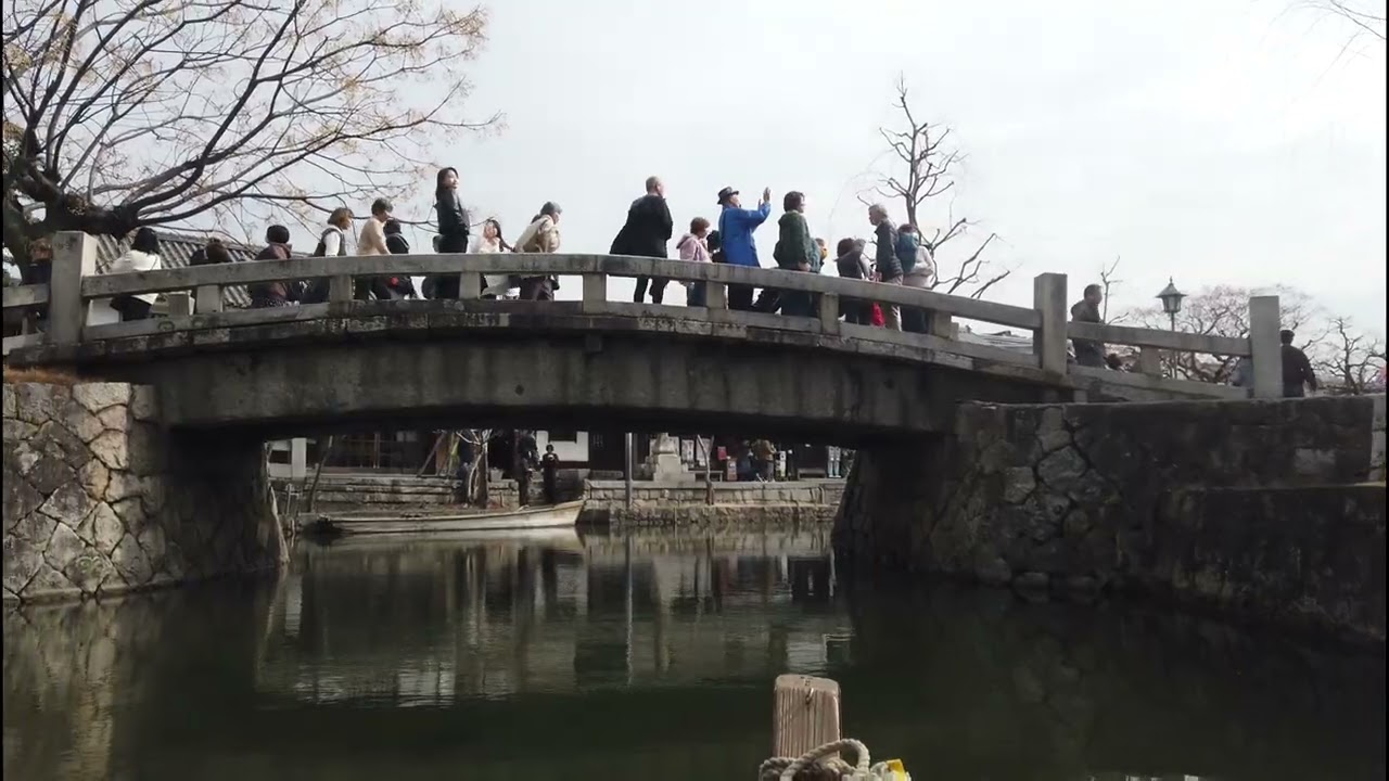 【くらしき川船流し】倉敷　美観地区　岡山県