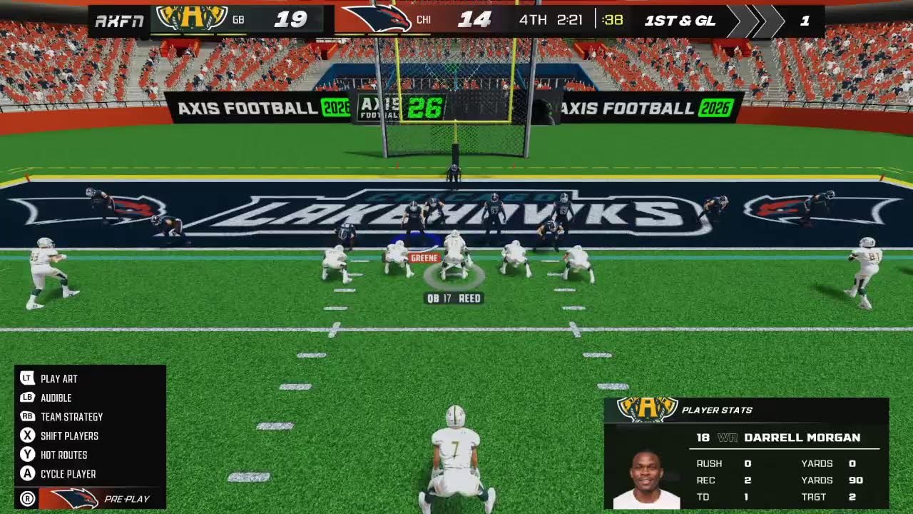 Axis Football 2026  Franchise - Chicago Week 5