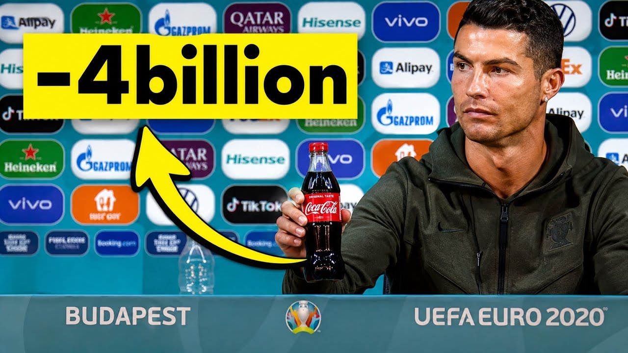 CRISTIANO RONALDO HAND GESTURE 😳 #football #cr7 #fifa #worldcup #cristianoronaldo #portugal #coke 