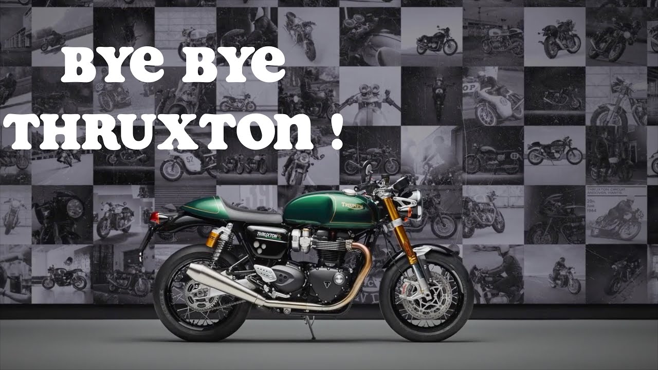 No Time to Die Triumph Thruxton