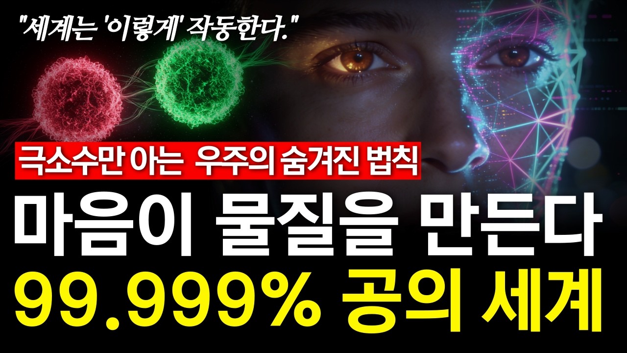 99.999% 의 비밀 | 양자역학이 밝혀낸 충격적 진실: 관찰하기 전까지 세상은 없습니다