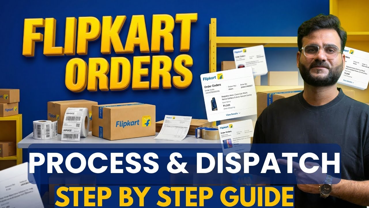 How to Process your 1st Flipkart Order in 2026 | Order Processing & Scheduling Step by Step Tutorial