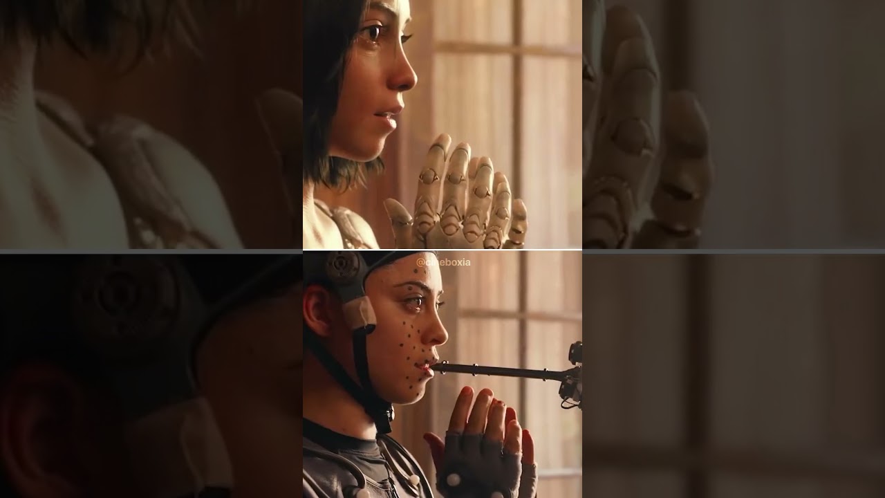 Rosa Salazar filming the movie 