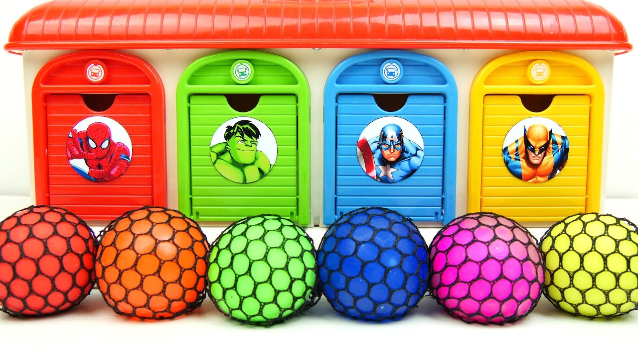 Satisfying Garage ASMR | Making 6 New Slume Balls From Garage  4 Color Funn Super Gors Cutting ASMR