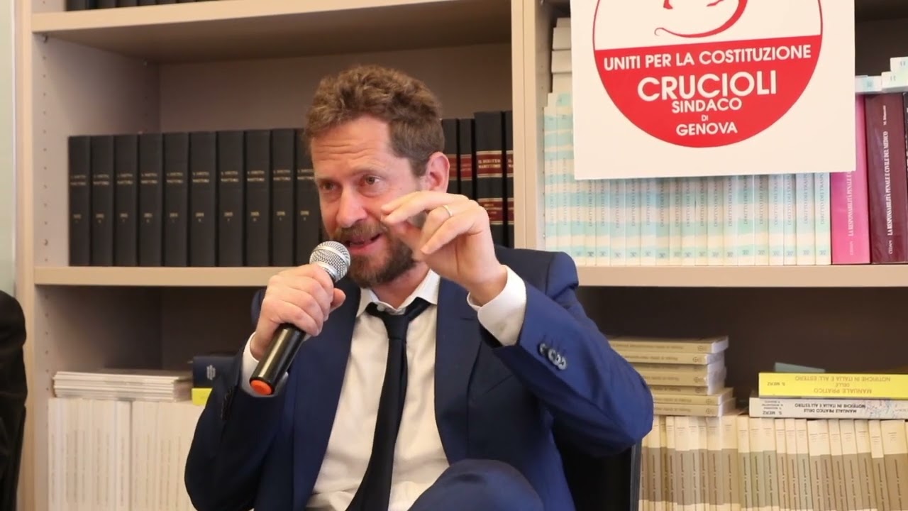 Mattia Crucioli - Candidato sindaco di Genova per la lista 