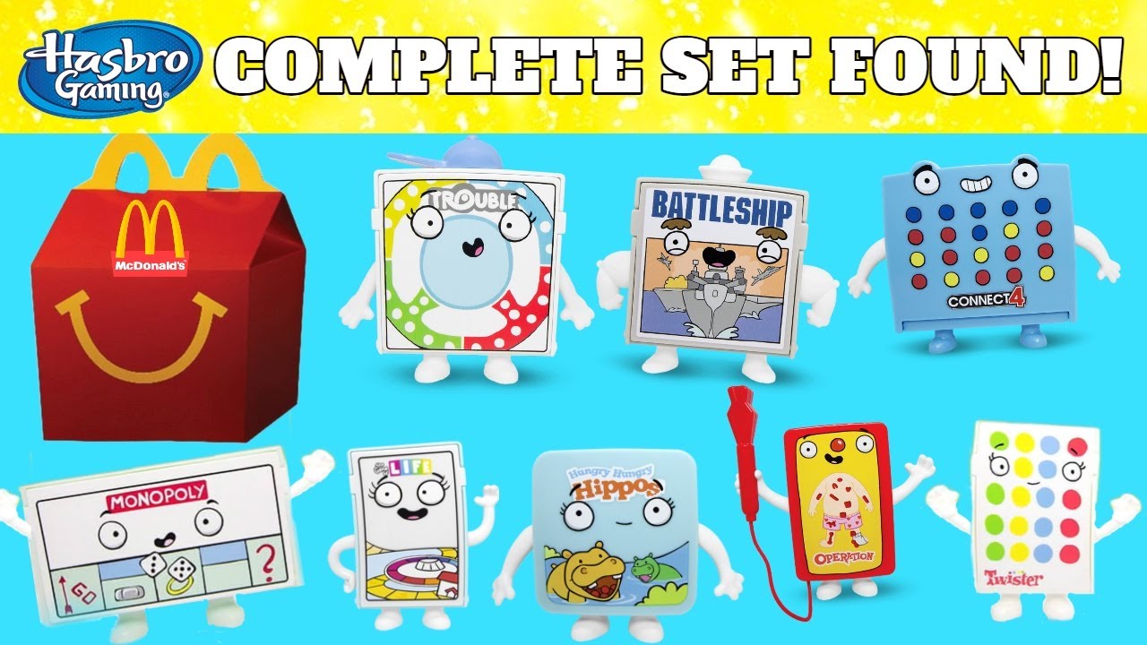 Unboxing McDonald's Hasbro Happy Meal Toys! Complete Set Found!! 2021