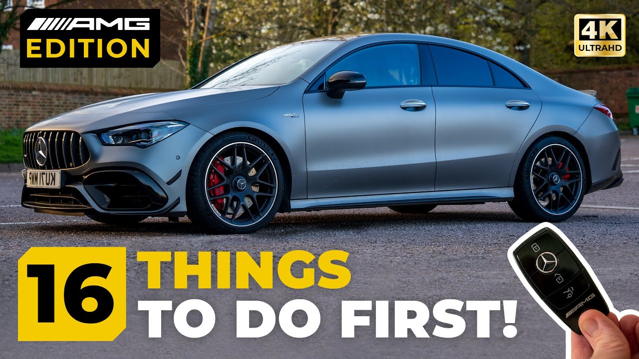 16 Things to do when you pick up your new or used Mercedes AMG