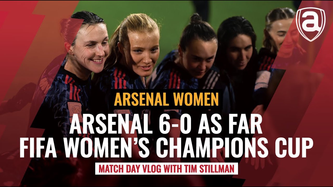 Arsenal 6-0 AS FAR | Match day highlights, vlog (and voice notes) | Arseblog News