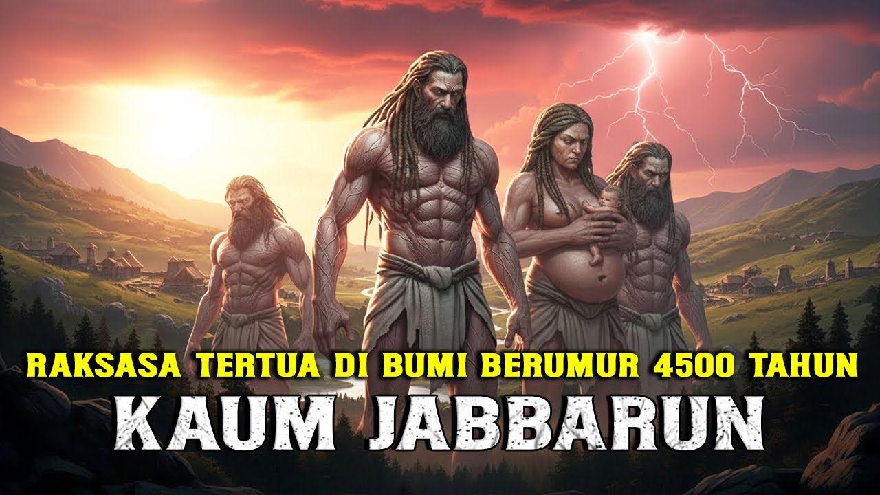 Kisah Kaum Jabbarun | Raksasa Tertua Yang Mampu Umur Sampai 4500  Tahun