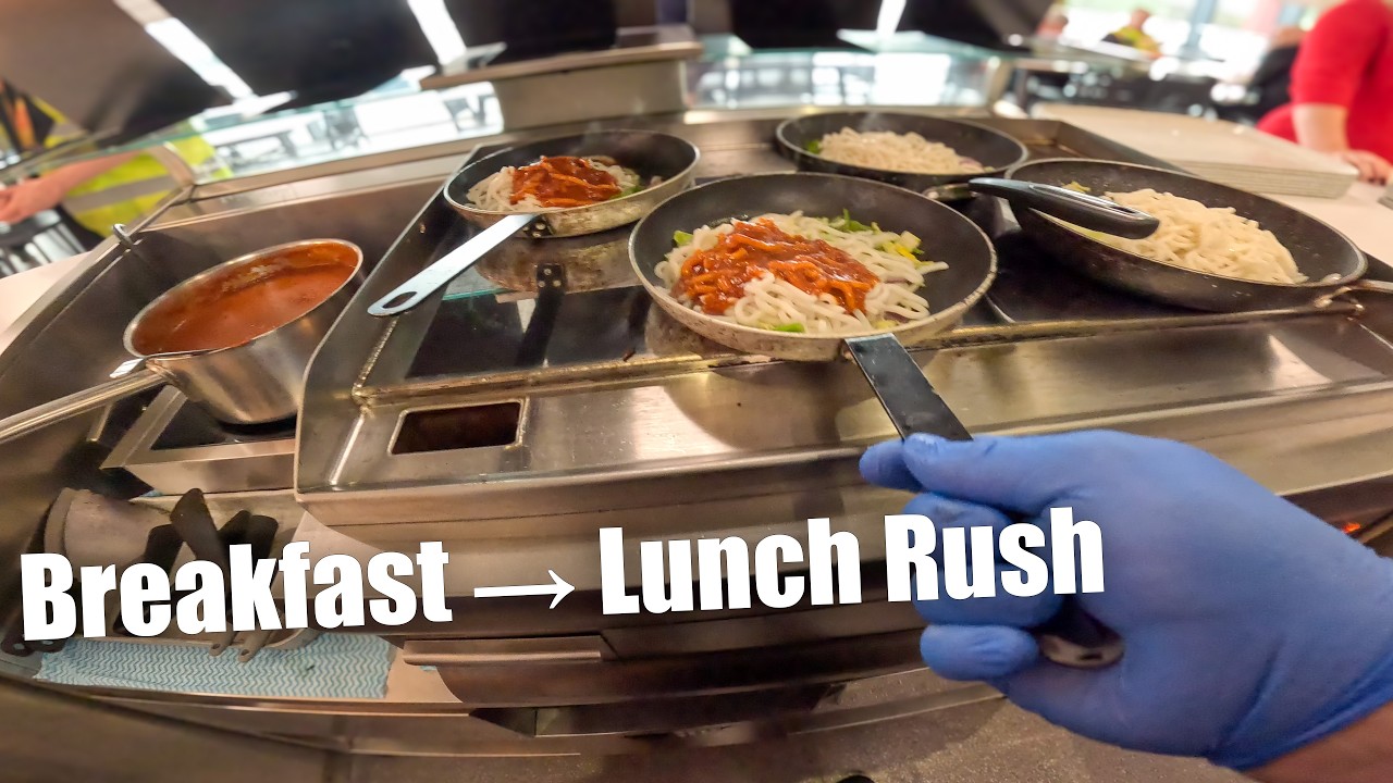 Breakfast, Prep & Lunch Rush | A Full Canteen Service POV 👌😊👍