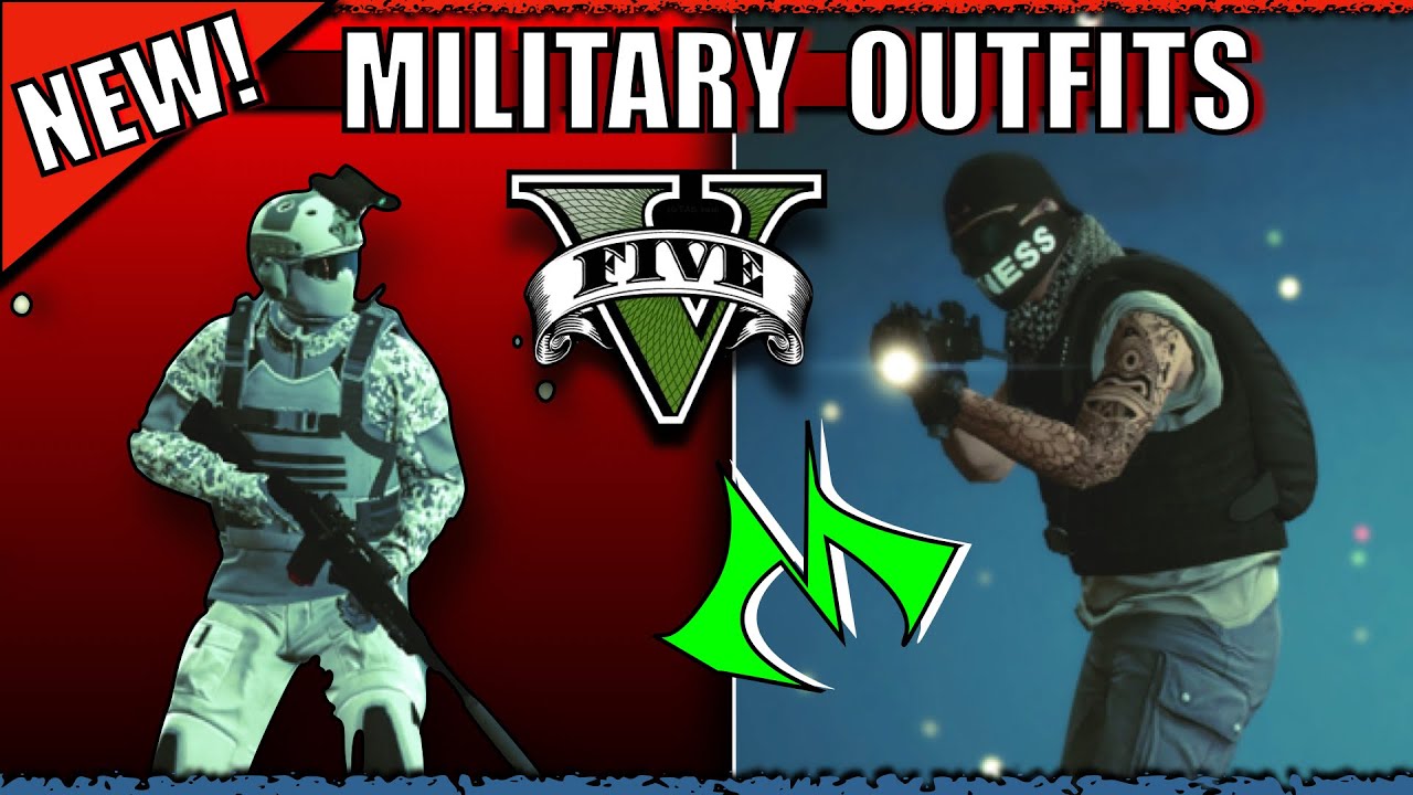 GTA V - New Military Raid Outfits | Top Custom Online Outfits