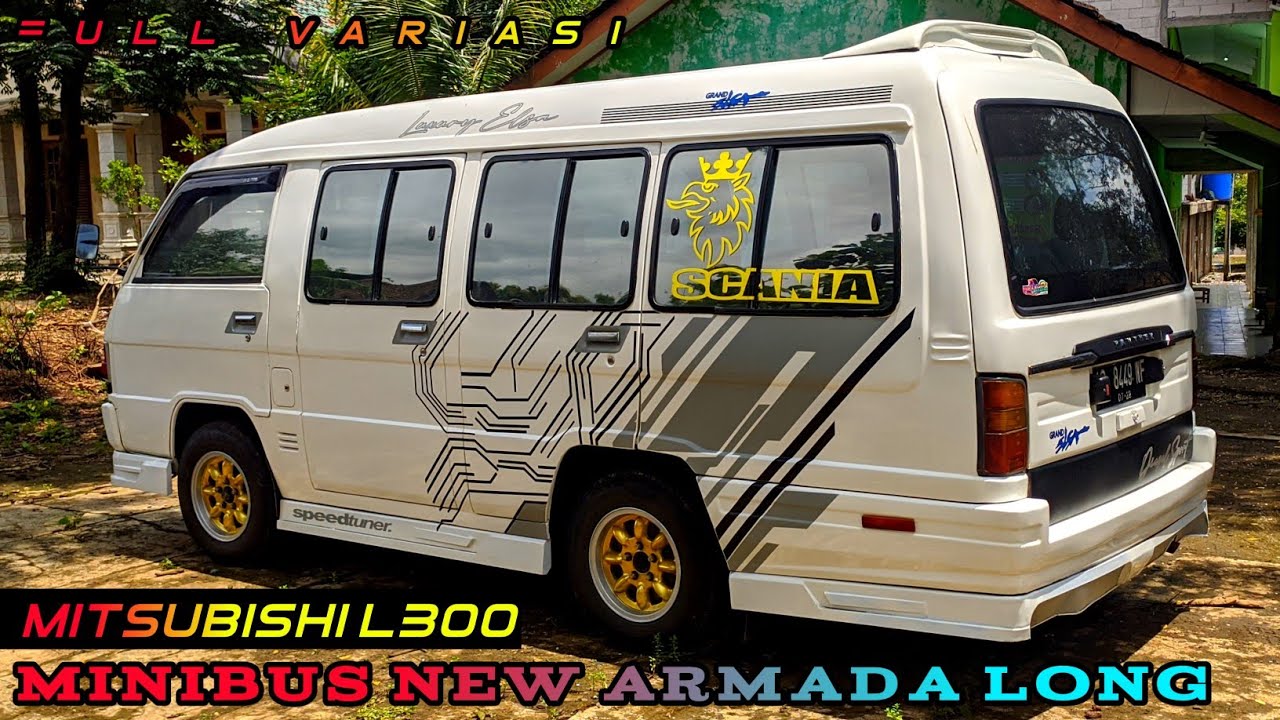 MINIBUS L300 KAROSERI NEW ARMADA SUPER LONG TAHUN 2002 APIK (TERJUAL)