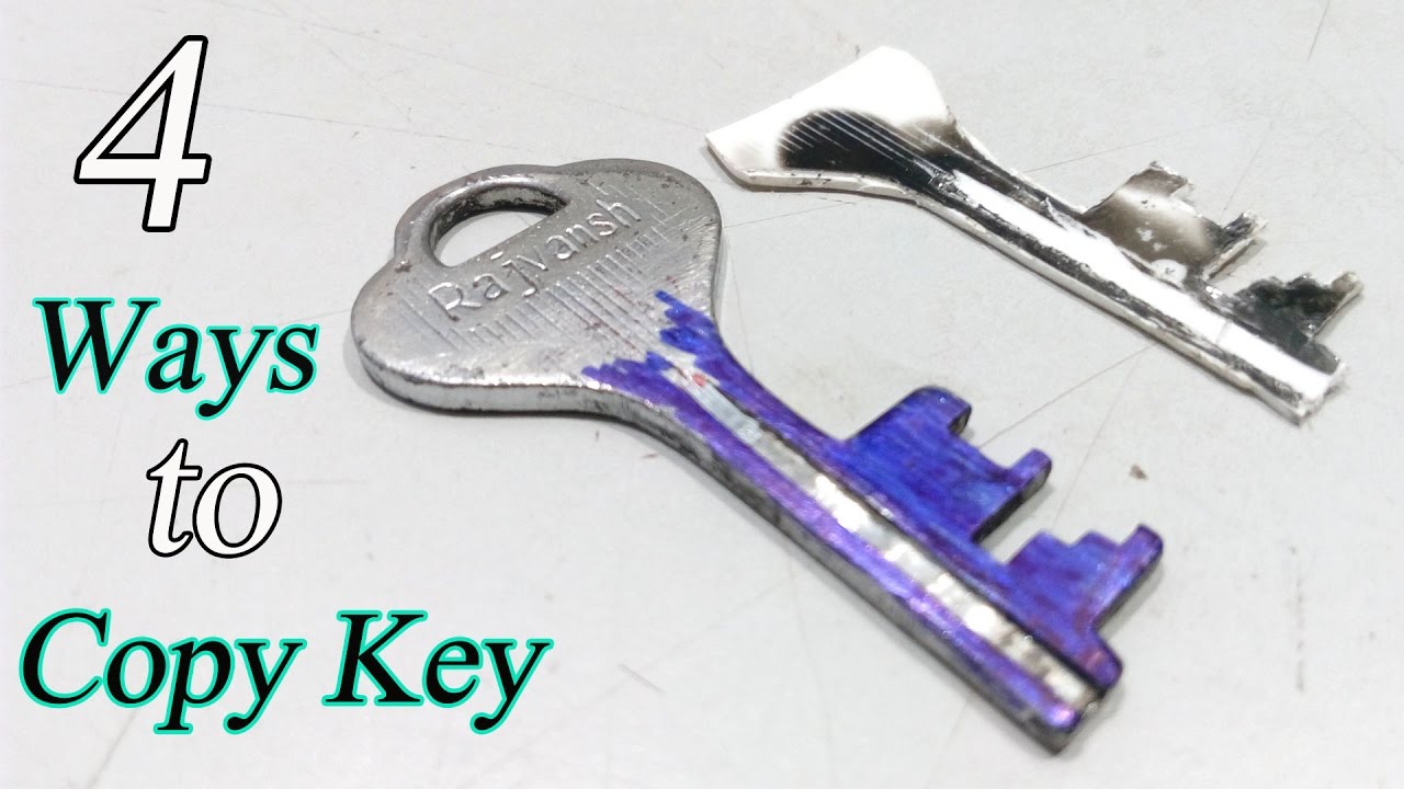 4 Ways To Copy A Key ( Key Life Hacks )
