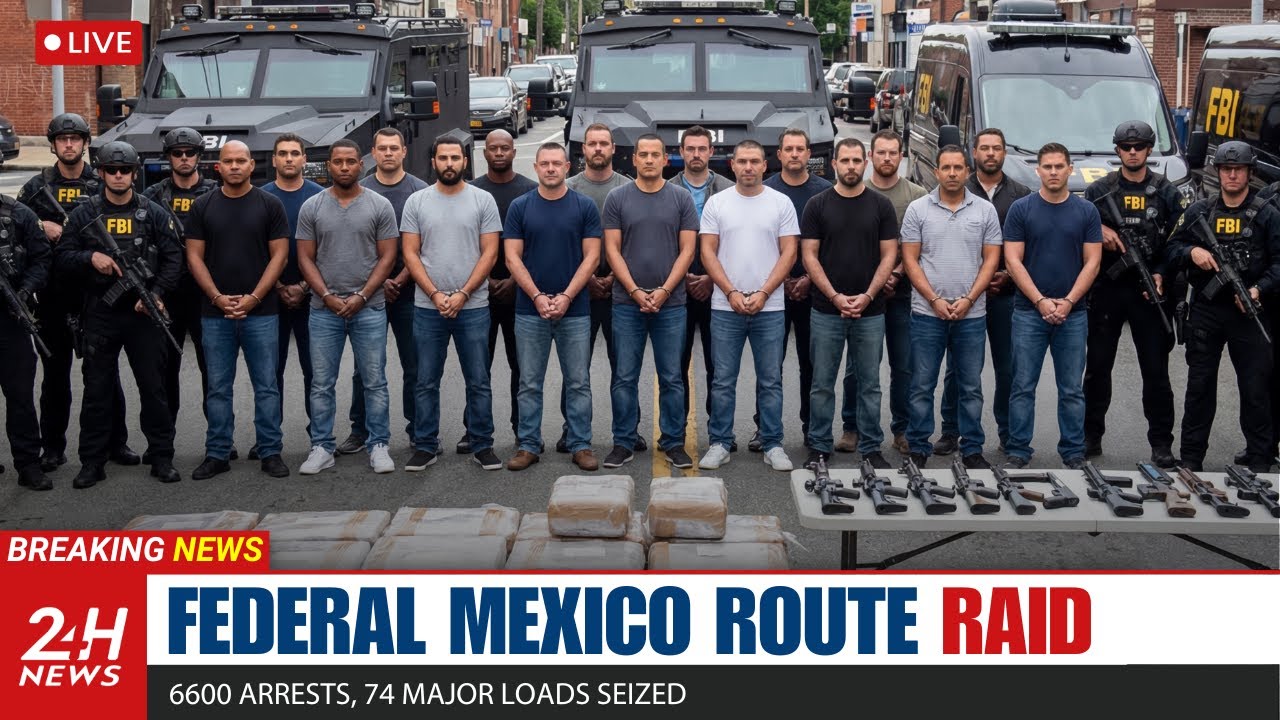 FBI & DEA Raid CJNG Network in Arizona - 6600 Detained & 2.88 Tons Exposed | US Military