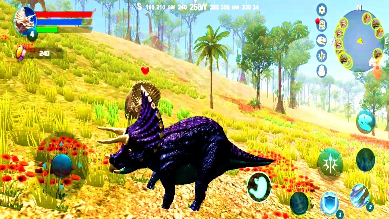Triceratops Simulator - Android Gameplay #2 - Dinosaur Simulator