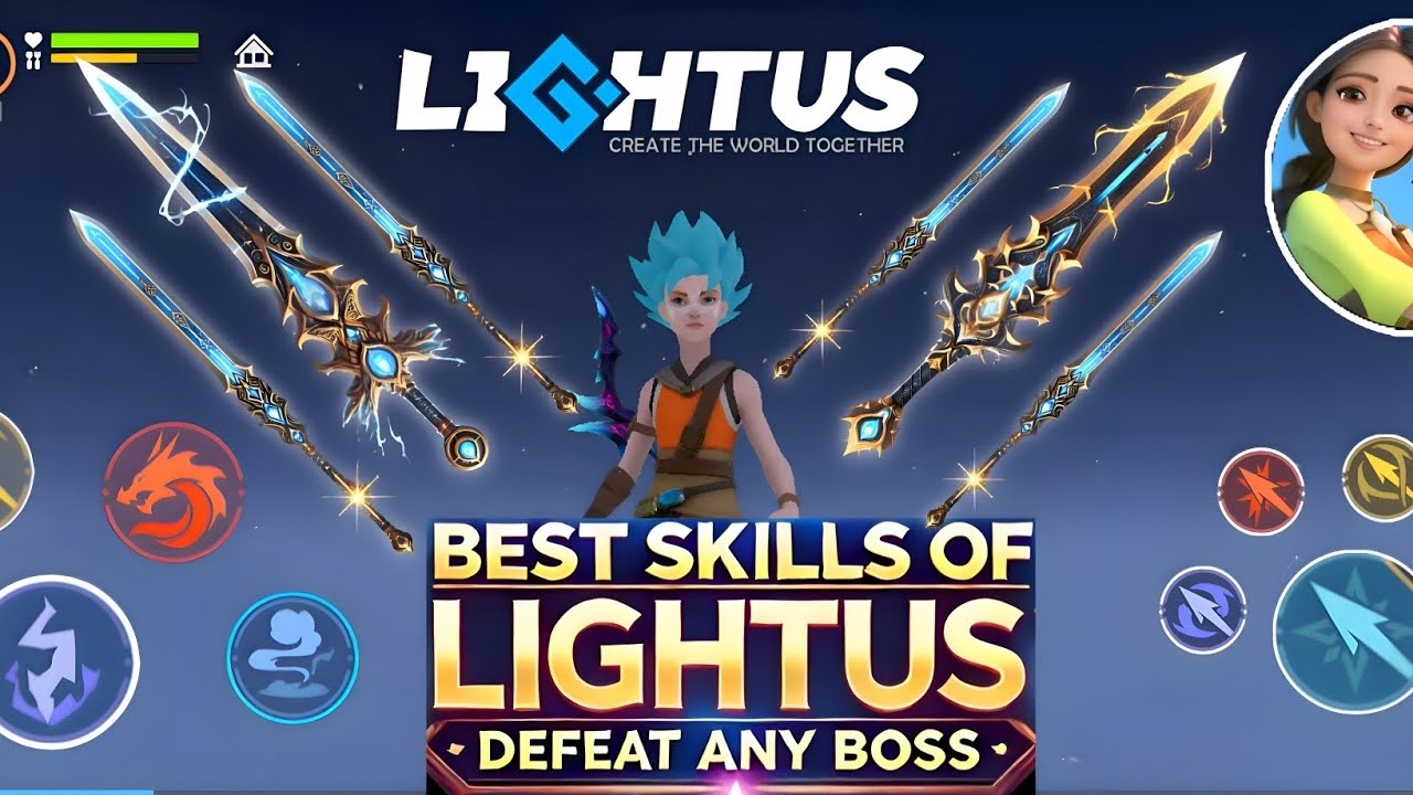 Lightus - Best skills for bow and staffs  | miraibogo like game | hindi | english subtitles