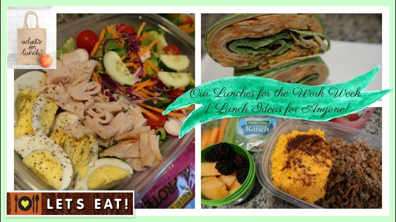 What's For Lunch | Our Work Lunches for the Week | Lots of Ideas!