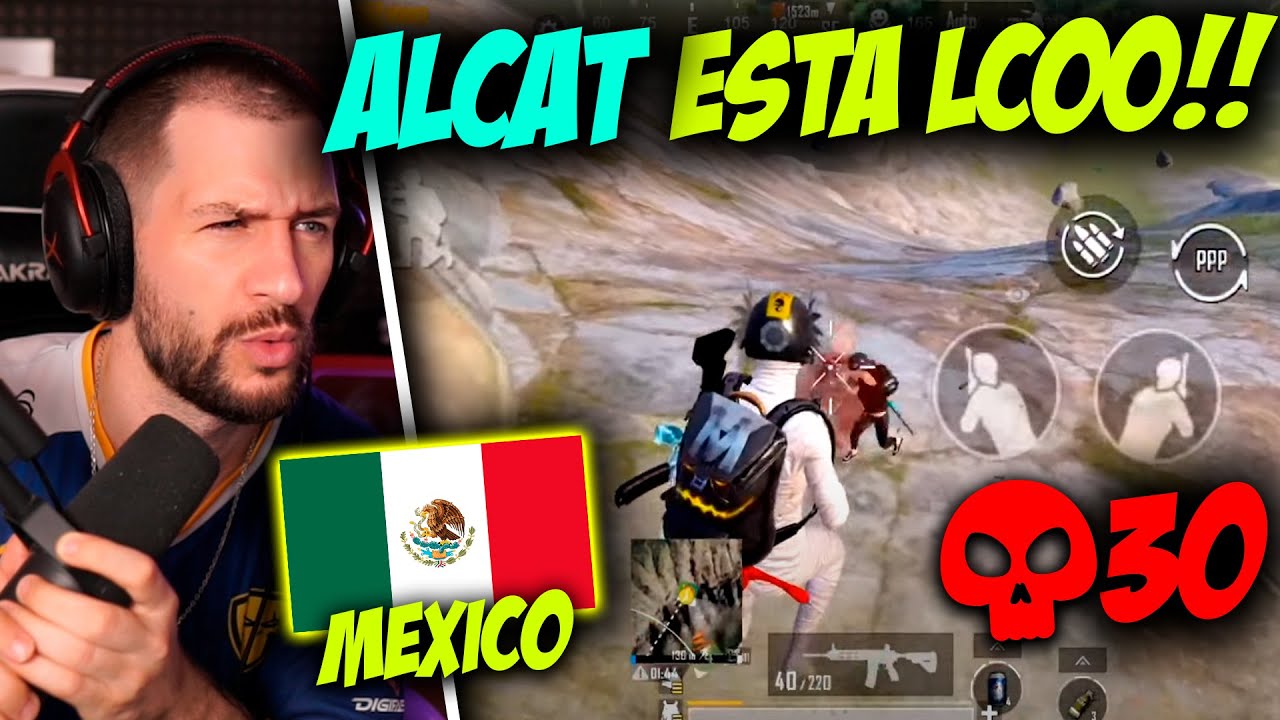 EL JUGADOR MEXICANO QUE TODOS ESTABAN PIDIENDO!! @alcat4232 CARREANDO CON 30 BAJAS!! PUBG M / LVLLOW