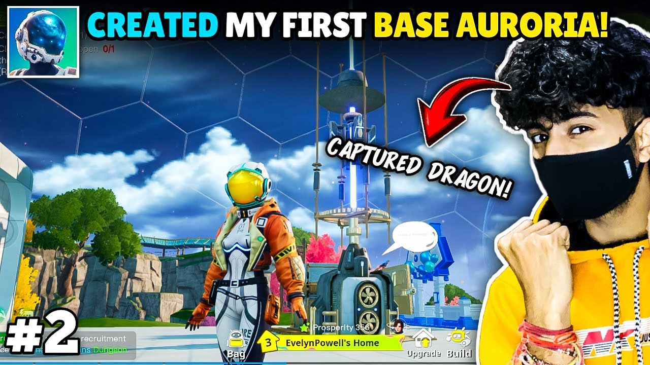 FINALLY I CREATED MY FIRST BASE AND CAPTURE A DRAGON 🔥 || Auroria Gameplay Hindi #2