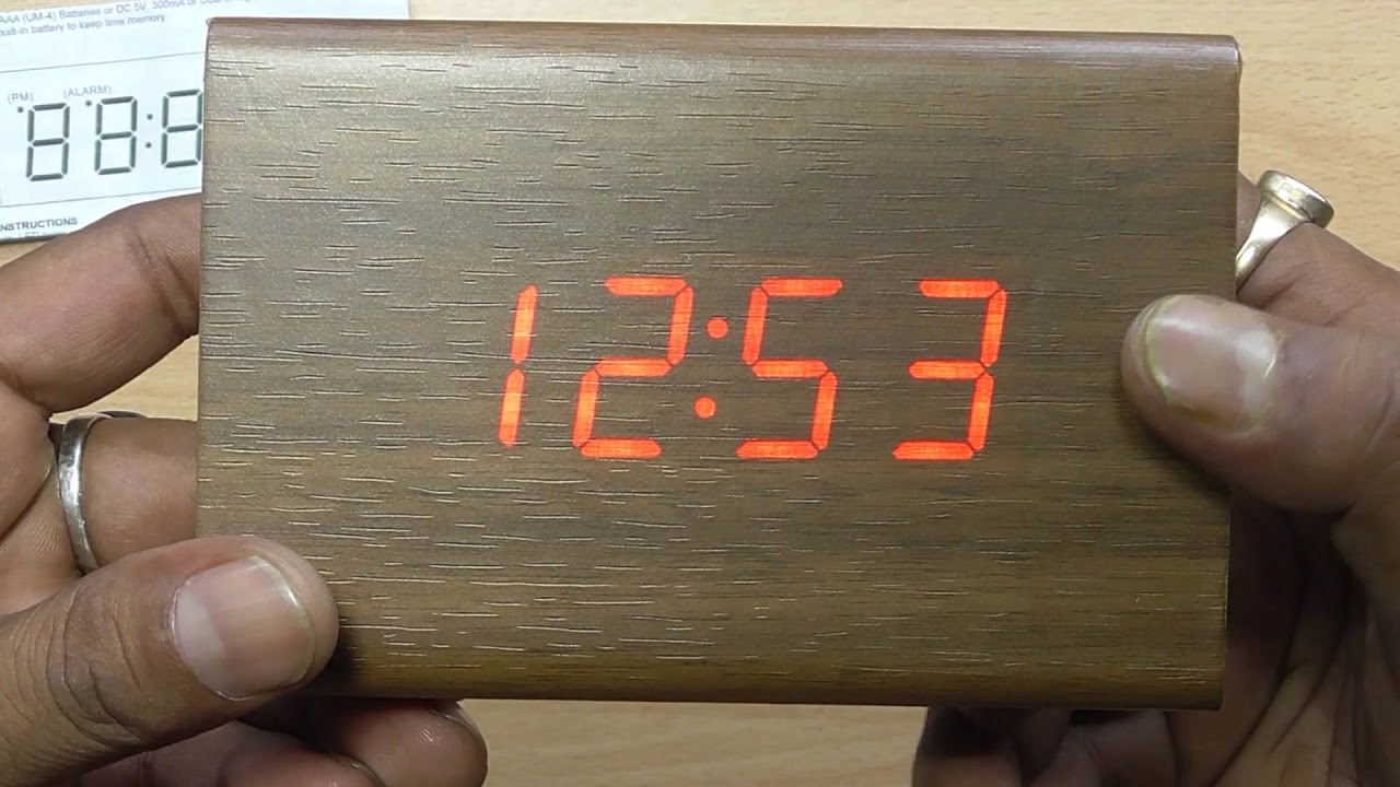 WOODEN TRIANGLE ALARM CLOCK in HINDI TECHNICAL ASTHA