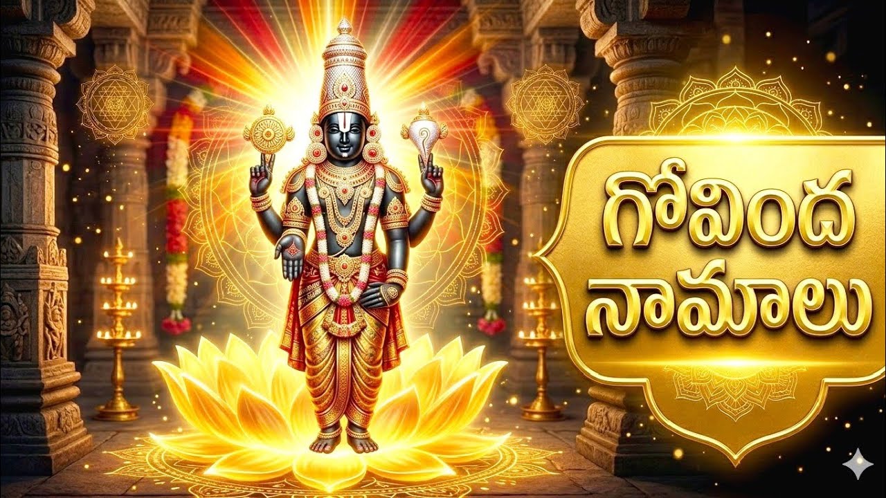 గోవింద నామాలు (భక్తితో శనివారం అందరూ తప్పకుండా వింటే శ్రీ వెంకటేశ్వర స్వామితో కోటి జన్మల పుణ్యం...)
