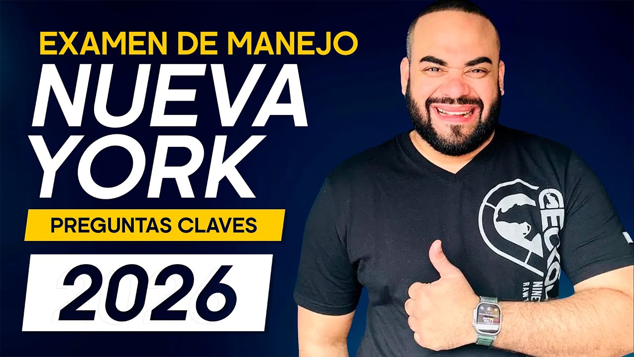 EXAMEN TEORICO DE MANEJO NUEVA YORK 2026 I PREGUNTAS QUE MÁS SALEN #1.2.3