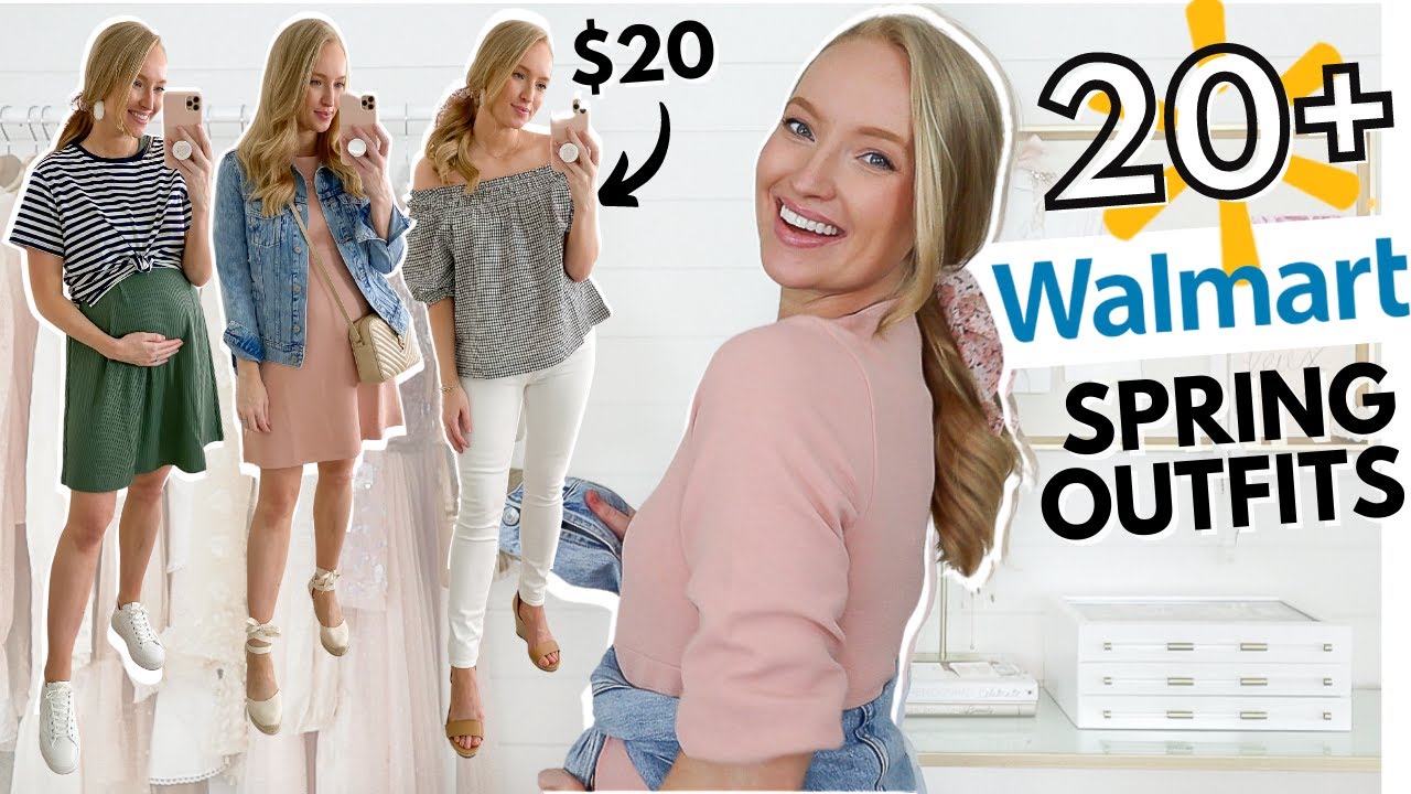 Trying almost *everything* from Walmart's NEW Clothing line! | Spring Try on haul