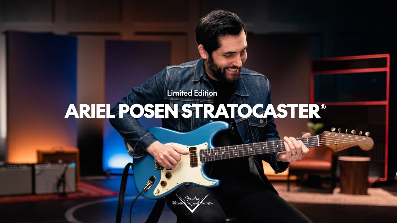 Знаковая гитара Stratocaster от Ariel Posen | Fender Custom Shop | Fender