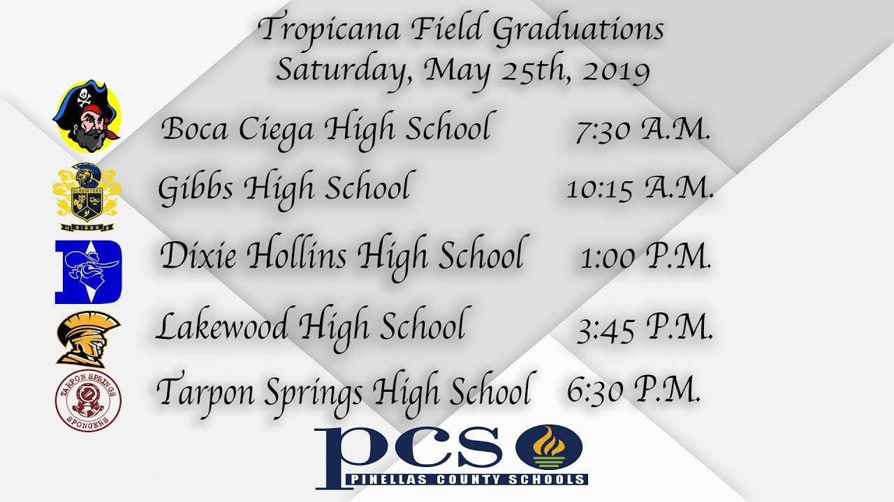 Graduations Day 3 Tropicana Field