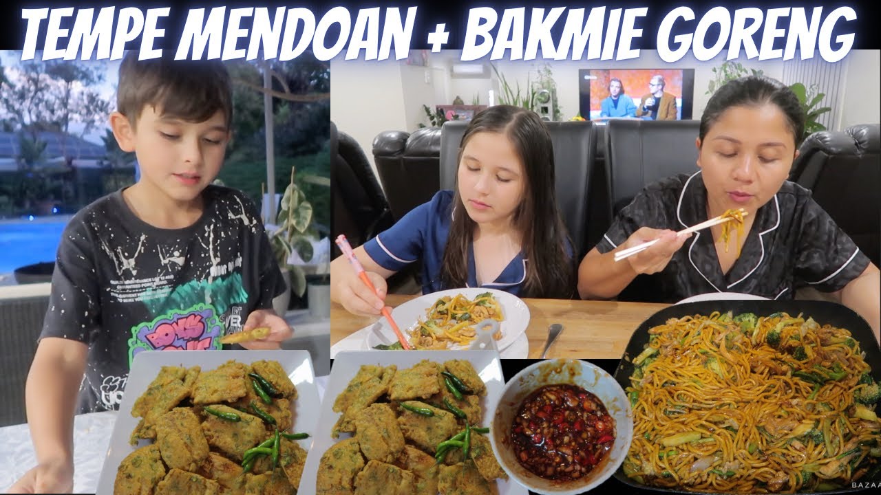 MASAKIN SUAMI TEMPE MENDOAN DAN BAKMIE GORENG SUPER ENAK
