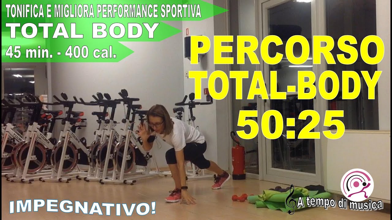 Ginnastica a Casa - Allenamento TOTALBODY ad Alta Intensità 50 25 ripetizioni
