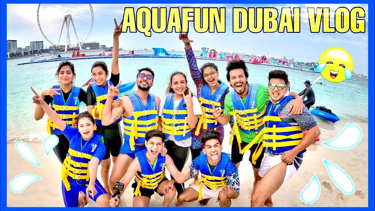 A DAY AT AQUAFUN DUBAI ! 💙