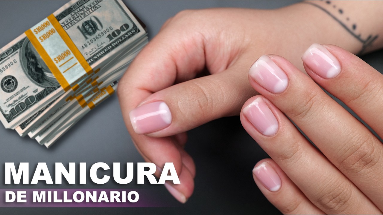 Manicura de Millonarios 💅 | Cómo hacer uñas desnudas | La tendencia que está explotando en Instagram
