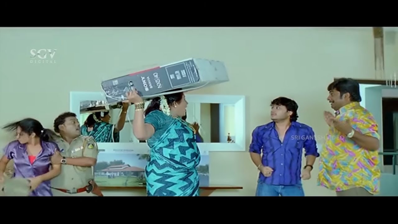 ಸಾಧು ಕೋಕಿಲನ ಹೆಂಡತಿಯರನ್ನು ಕೆರಳಿಸಿದ ಗಣೇಶ್ ಮತ್ತು ರಘು | Mr. 420 Kannada Movie Back To Back Comedy Scenes