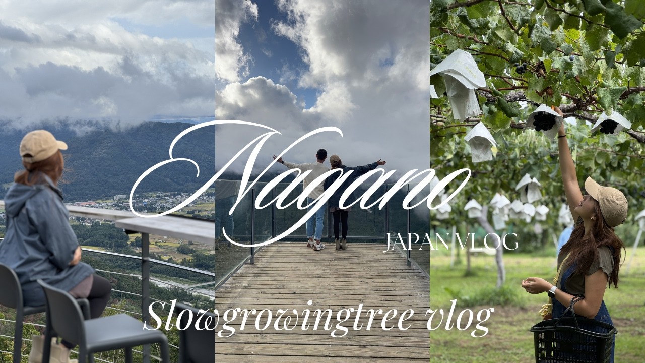 Karuizawa & Hakuba Travel Vlog 🇯🇵 | Grape Picking, Prince Shopping Plaza & Alpine Cafe Views| Ep. 7