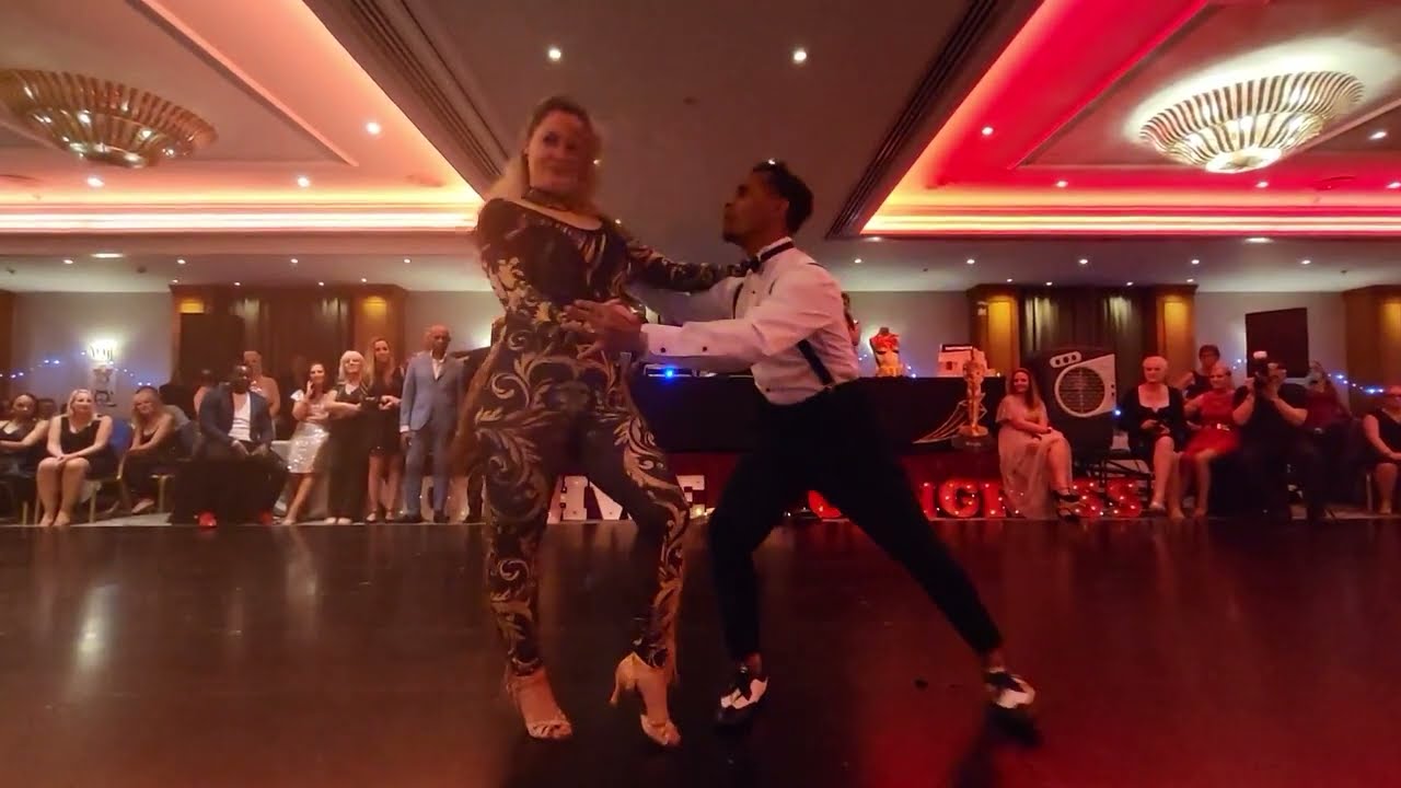Leeds Salsa Club. ABI & RAHUL. Salsa performance to Gloria Estefan Conga at Blackpool 
